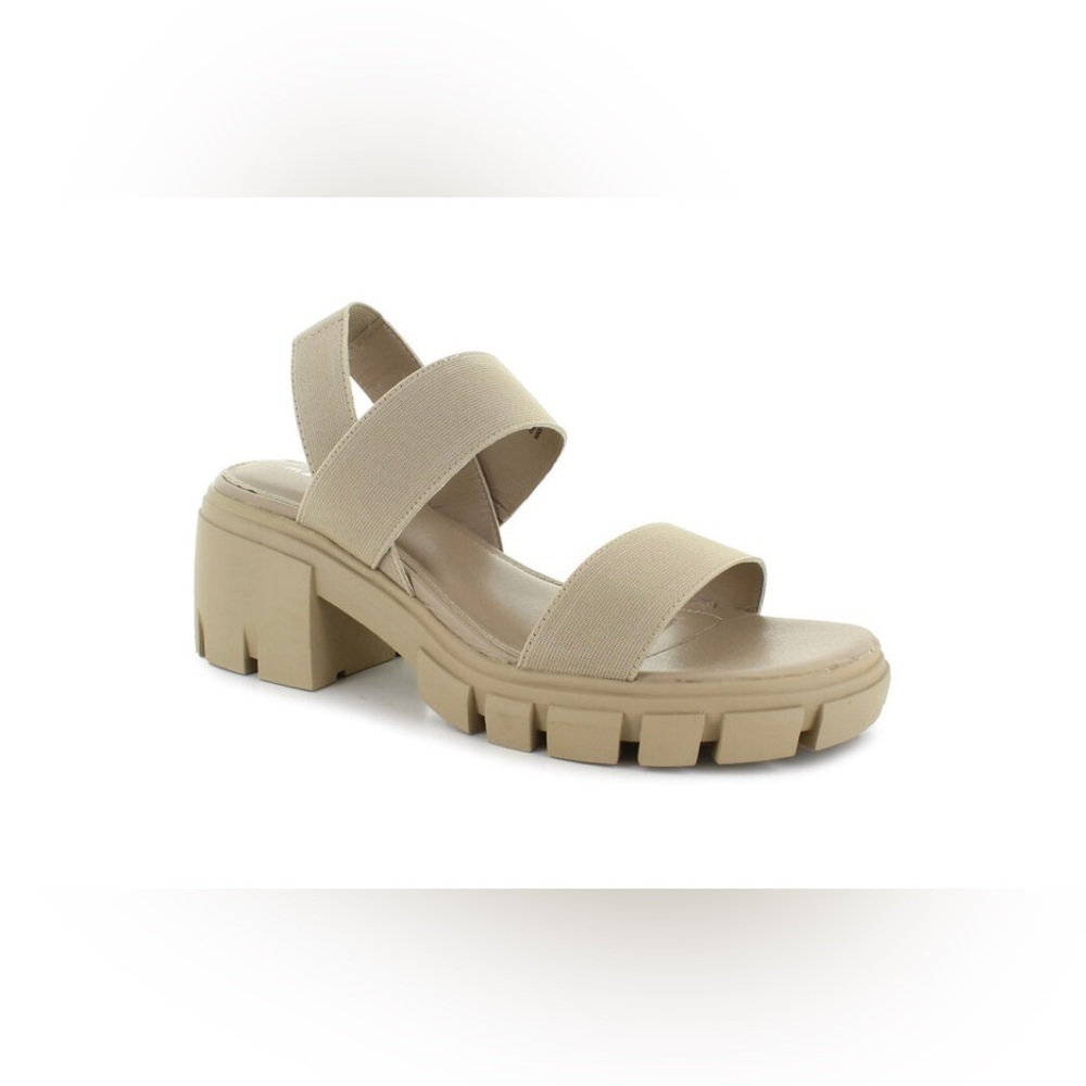 Madden Girl Tan Harly Chunky Sandal-size 10